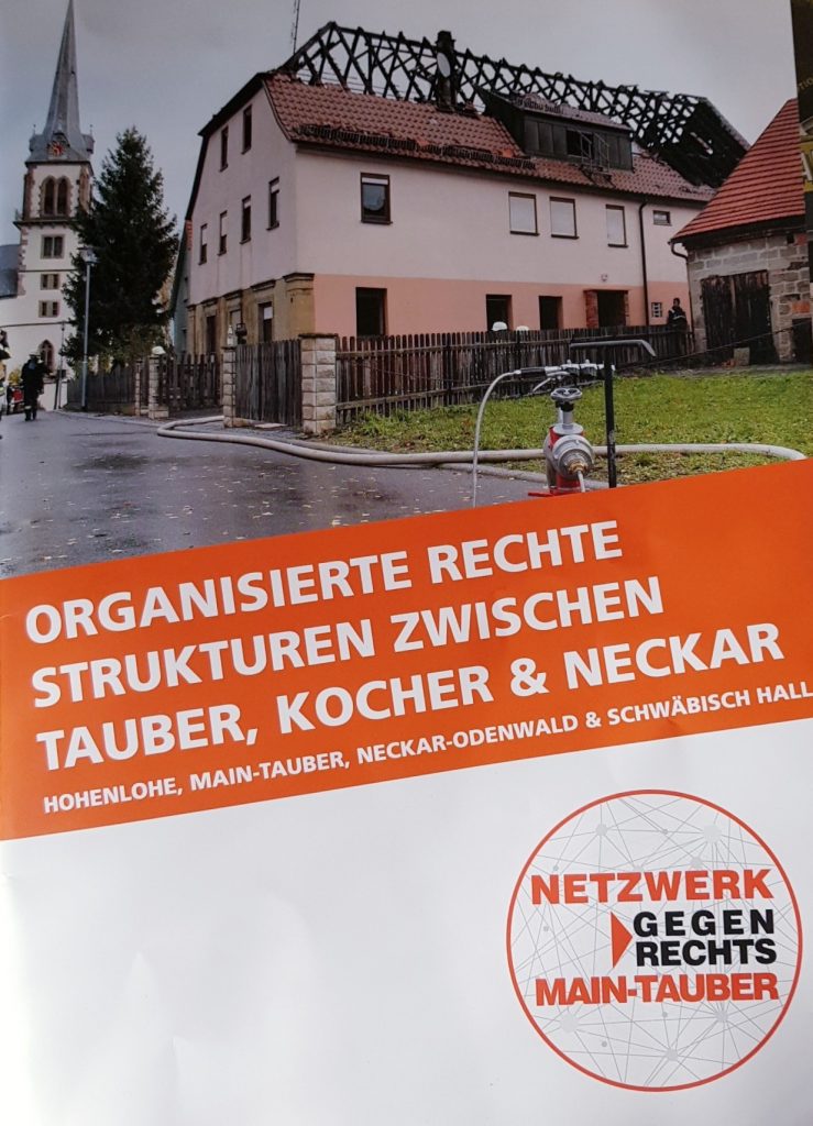Broschüre Organisierterechte Strukturen zwischen Tauber, Kocher und Neckar